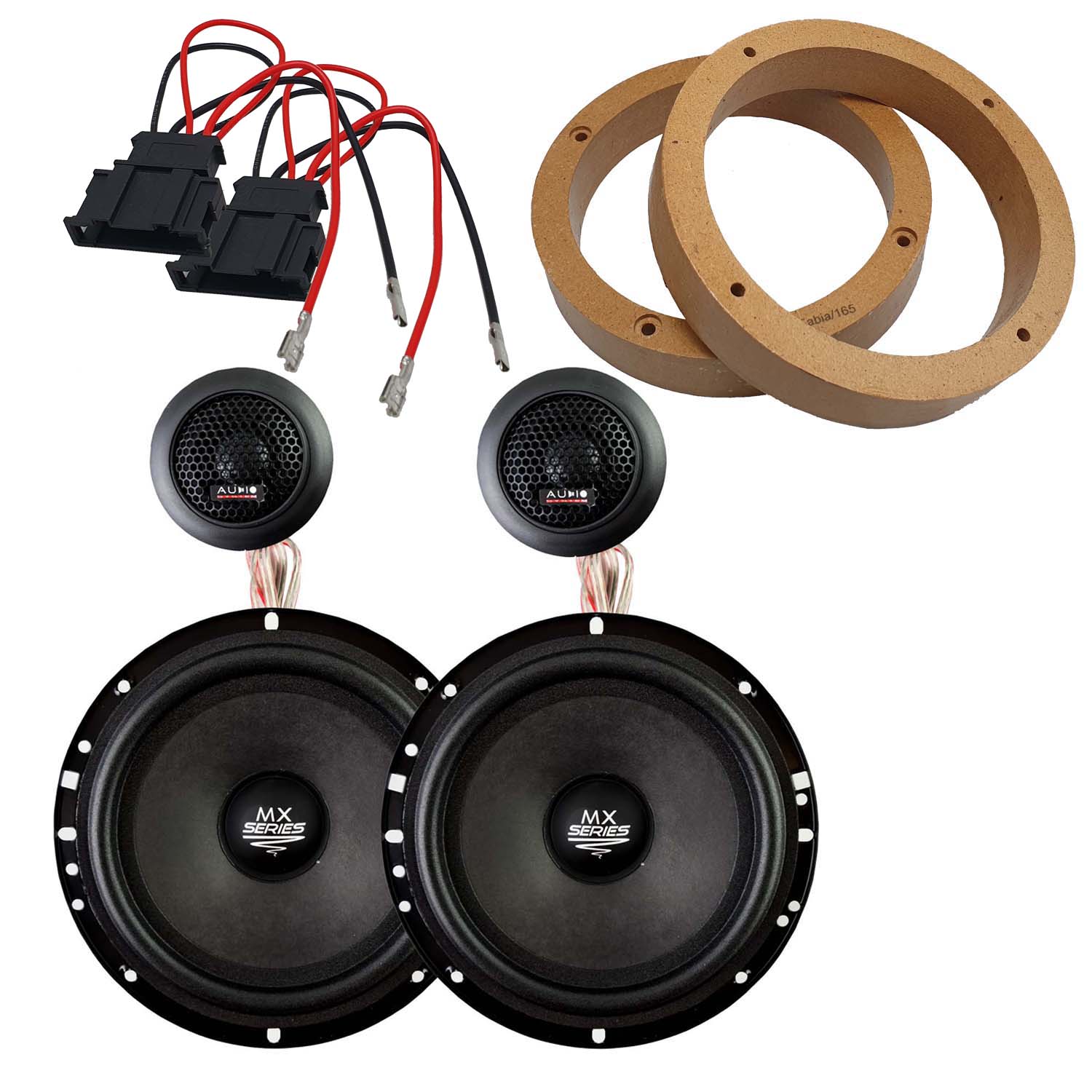 Głośniki samochodowe Audio System MX165 EVO + P165/30 VAG