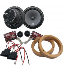 Głośniki samochodowe Massive Audio FC6 150W RMS + P165/30 VAG