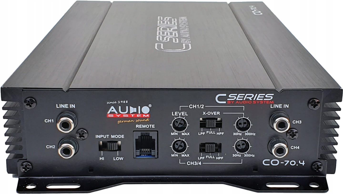 Wzmacniacz Audio System CO70.4 4-kanałowy 